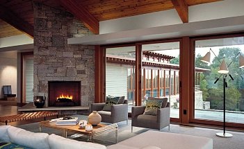 Contemporary-Living-Room-with-Fireplace