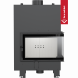 Топка с теплообменником Kratki PRO MBM/PW/10/P/BS/W угловое стекло справа