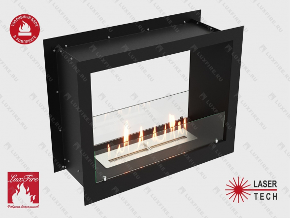 Встроенный биокамин Lux Fire Сквозной 810 М