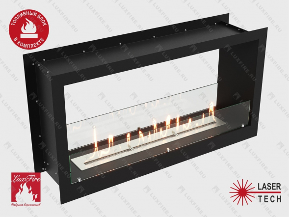 Встроенный биокамин Lux Fire Сквозной 1210 М