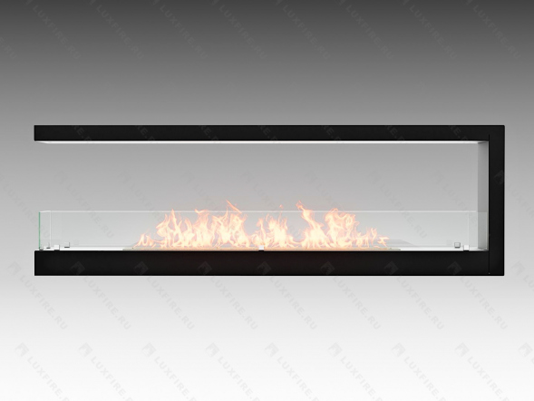 Встроенный биокамин Lux Fire Торцевой 1500 S