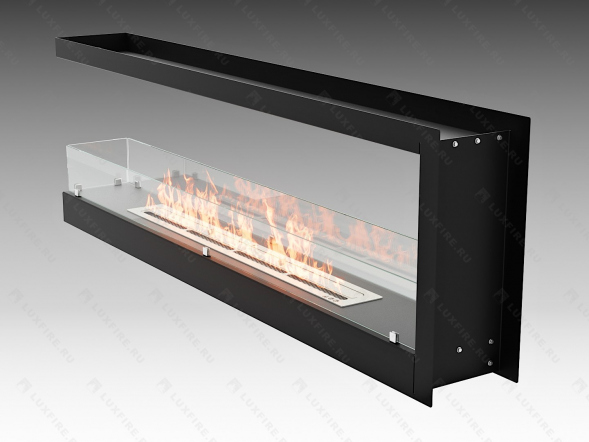 Встроенный биокамин Lux Fire Торцевой 1500 S