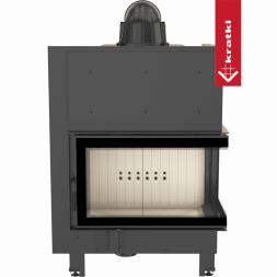 Топка Kratki PRO MBO/P/BS угловое стекло справа (Белая футеровка)