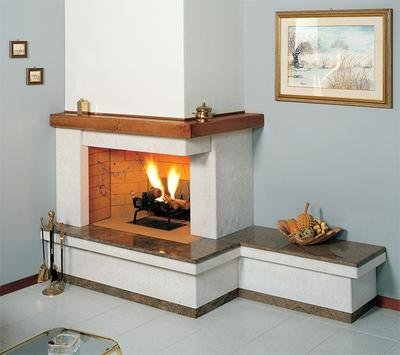 Каминная облицовка Viareggio (угловой) итальянской фабрики Selfair