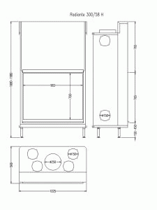 Radiante 300/58 H