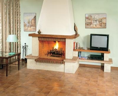 Каминная облицовка Assisi 96 итальянской фабрики Selfair